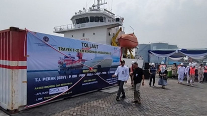 Perkuat Distribusi Pangan Pulau Terluar, Rute Tol Laut Trayek T-27 Dialihkan ke Surabaya