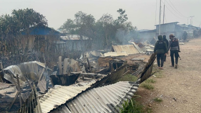 82 Rumah & 6 Kantor Dibakar, Polisi Tambah Personil Perketat Keamanan di Dogiyai