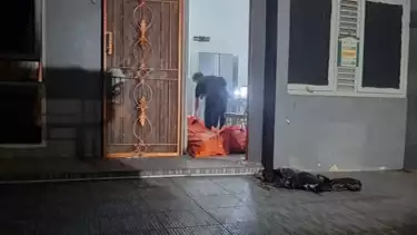 satu keluarga di perumahan Citra Garden