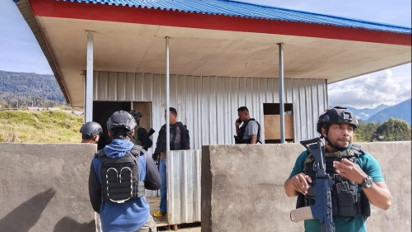 Polres Puncak Papua Dalami Kasus Pembakaran Bangunan Pos Polisi di Tanjakan Lapar