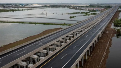 Urai Kemacetan di Jalur Pantura, Tol Semarang-Demak Diuji Coba