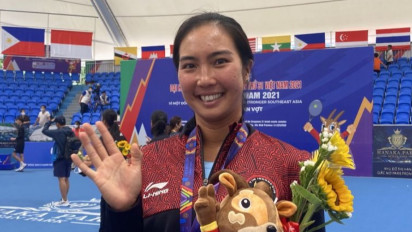 Cakep, Aldila Sutjiadi Tembus Top 50 Tenis Dunia