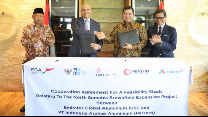 INALUM dan EGA Sepakati Kerja Sama Potensi Penggunaan Teknologi Alumunium Brownfield di Indonesia