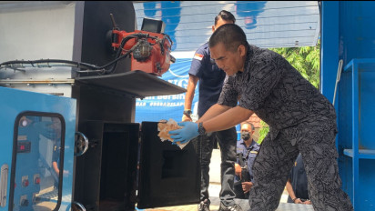 Barang Bukti Narkoba Seberat 2,5 Kilogram dari Jaringan Internasional Dimusnahkan BNNP Jateng
