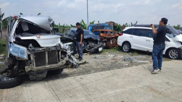 Korban Kecelakaan di Tol Cipali Dirawat di Rumah Sakit Majalengka