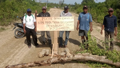 Lahan Tak Dibayar, Warga Seram Utara Maluku Boikot Kawasan Pelabuhan Migas Milik PT. Citic