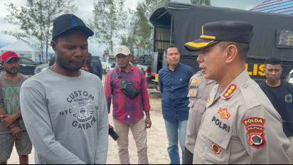 Polisi Kembali Evakuasi 3 Korban Hilang Pascakerusuhan Kabupaten Dogiyai