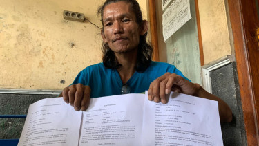 Bawa Surat Damai, Tersangka Kasus Atap SD Runtuh di Gunungkidul Datangi Keluarga Korban