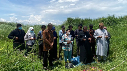 Berharap Kasus Segera Terungkap, Keluarga dan Tokoh Agama Gelar Doa di Lokasi Iwan Boedi Terbunuh