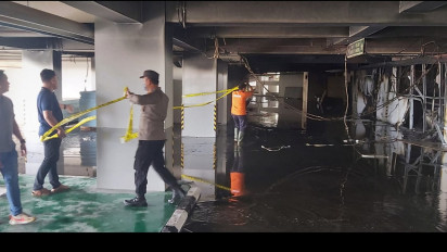 Polisi Selidiki Penyebab Kebakaran di Lampung City Mall, Periksa Sejumlah Saksi