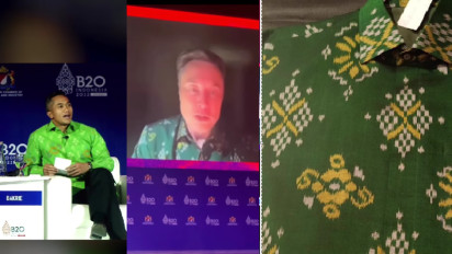 Cerita Unik di Balik Batik Elon Musk dan Anindya Bakrie di KTT G20