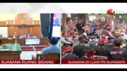 Sidang Vonis Mas Bechi Anak Kiai Jombang Digelar, Simpatisan Ingin Hakim Bersikap Adil