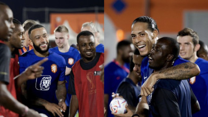 Songsong Piala Dunia 2022, Tim Belanda Latihan Bareng Pekerja Imigran di Qatar