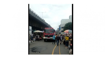 Pasar Pagi Asemka Terbakar