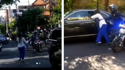 Viral! Demi Bersalaman dengan Presiden Jokowi, Seorang Perempuan di Bali Nekat Terobos Paspampres