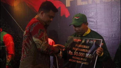 Berikan Tali Asih Bagi Atlet Berprestasi, Bobby Nasution Pesan Ini