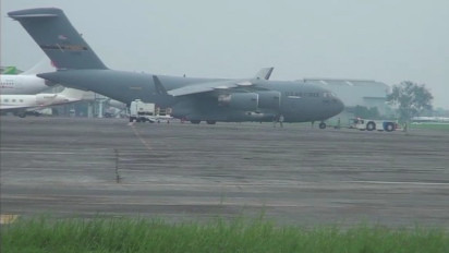 TNI-AU Lanud Moeljono Surabaya Melakukan Pengamanan dan Pengawalan Pesawat KTT G20