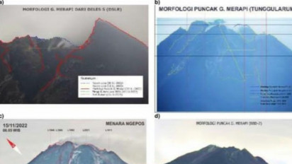 Sepekan Terakhir, Gunung Merapi Alami 333 Aktivitas Kegempaan
