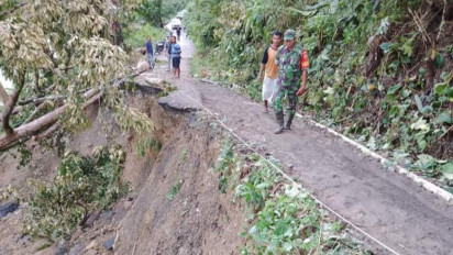 Sudah Tiga Hari 5 Desa di Tapteng Sumut Terisolir Pascajalan Amblas
