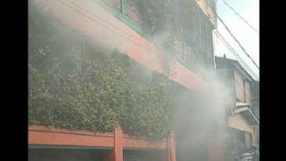 Sebuah Rumah di Cipayung Terbakar