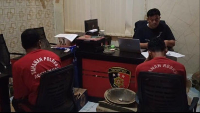 Gerebek Tambang Emas Ilegal, 2 Pelaku Diamankan Polres Aceh Barat