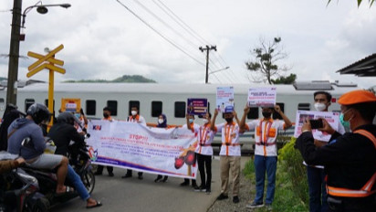 PT KAI Daop 5 Purwokerto Ingatkan Perlintasan Sebidang Tak Dijaga Rawan Kecelakaan