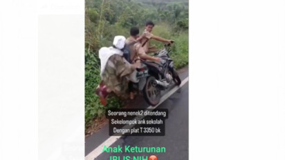 Viral Nenek Ditendang Pelajar 'Pelat T' di Tapsel, Polisi: Pelaku Cuma Iseng