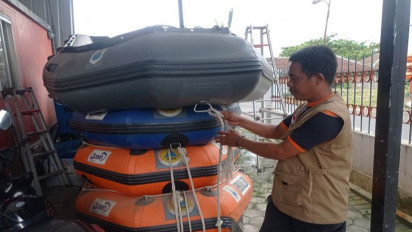 BPBD Kabupaten Lebak Provinisi Banten Minta Warga Waspadai Cuaca Ekstrem Hingga Februari 2022