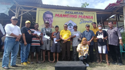Mancing Mania Sleman Deklarasi Dukung Airlangga Hartarto Maju Capres 2024