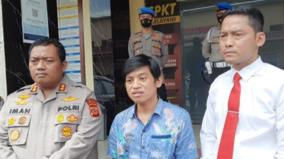 Warga Bogor Pura-Pura Meninggal Minta Maaf di Kantor Polisi