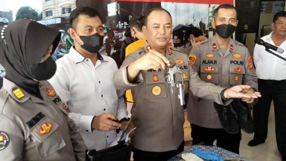 Dua Perampok Kios BRILink Diringkus, Gunakan Senpi Curian dari Rumah Polisi di Bandar Lampung
