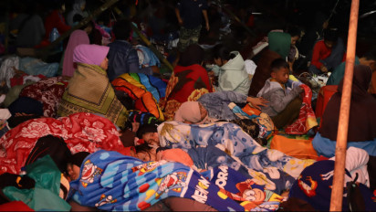 Ratusan Warga di Kecamatan Cugenang Kedinginan di Tenda Pengungsian dan Butuh Penanganan Medis