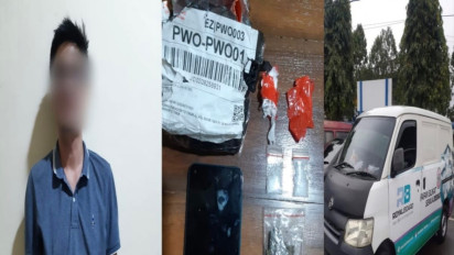 Sembunyikan Sabu dan Ganja dalam Pembalut, Pria di Banyumas Diringkus Polisi