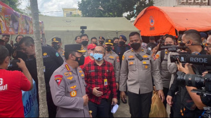 Kapolri Tinjau Langsung Korban Gempa di RSUD Sayang Cianjur, Sebut Ada Kekurangan