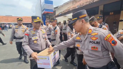 Polresta Pati Gelar Doa Bersama dan Penggalangan Dana Korban Gempa Bumi Cianjur