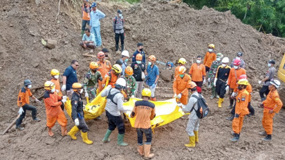 Dua Orang Korban Tanah Longsor di Gunungkidul Berhasil Ditemukan