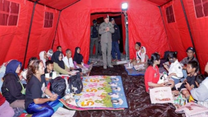 Dirikan Posko Kesehatan, BIN Jawa Barat Tampung Sedikitnya 168 Pengungsi Korban Gempa di Kabupaten Cianjur