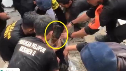 Dua Hari Terjepit Reruntuhan Bangunan, Korban Gempa Ditemukan dalam Kondisi Hidup