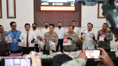 Peredaran Narkoba Jaringan Internasional dari Republik Laos dan Malaysia, Dibongkar Polda Jatim dan Polrestabes Surabaya