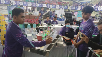 Kompetisi Robot Antar Madrasah Se-Indonesia, ada Robot Pencuci Gelas Karya Siswa