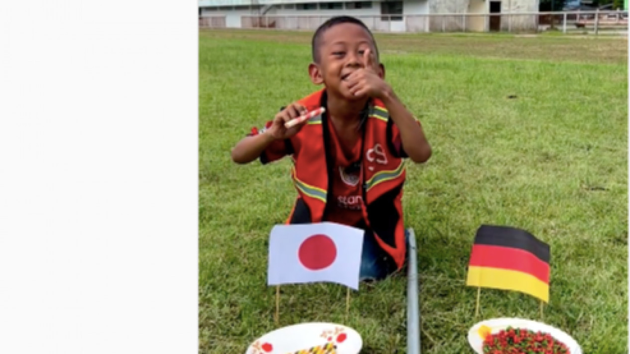 Kemenangan Jepang atas Jerman sudah Diprediksi Kamaludin, Bocah Fenomenal asal Thailand
            - galeri foto