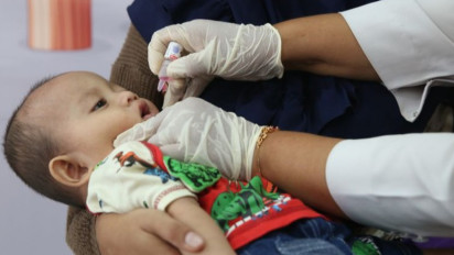 Dinkes DKI Jakarta Imbau Orang Tua Lengkapi Vaksinasi Polio pada Balita