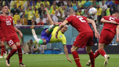 Hasil Piala Dunia 2022: Tim Selecao Brasil Atasi Perlawanan Serbia dengan Gol Akrobatik Richarlison