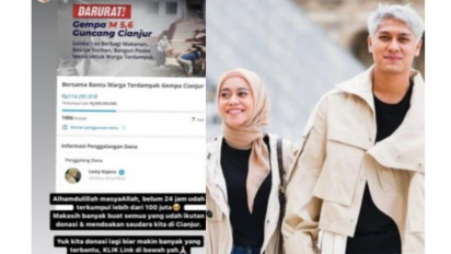 Wih, Lesti Kejora Galang Dana untuk Korban Gempa Cianjur, Belum 24 Jam Kumpulkan Nominal Fantastis, Segini..