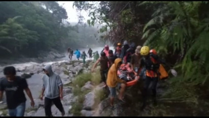 Pencari Ikan yang Hanyut di Sungai Simonggo Humbahas Ditemukan Meninggal
