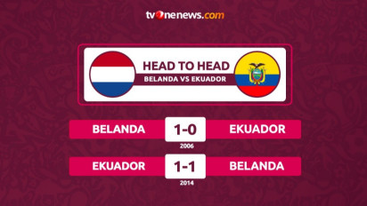 Head to Head Berbeda Tipis, Belanda Waspadai Ekuador di Piala Dunia 2022