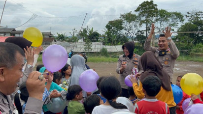 Kabid Humas Polda Jabar: Trauma Healing Kembali Dilakukan Jajaran Kepolisian Kepada Korban Terdampak Gempa Cianjur