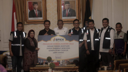 BPKH Serahkan Bantuan Senilai Rp2,2 Miliar untuk Korban Gempa Cianjur