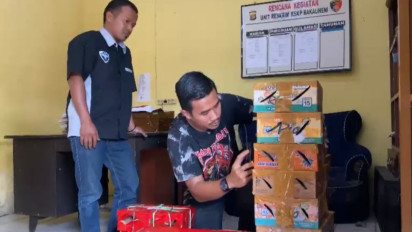 Polsek KSKP Bakauheni Gagalkan Upaya Penyelundupan Ratusan Ekor Satwa Liar Dilindungi