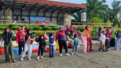 Sambut Hari Ibu, GOW Kotim Gelar Outbound Bersama Anak Panti Asuhan